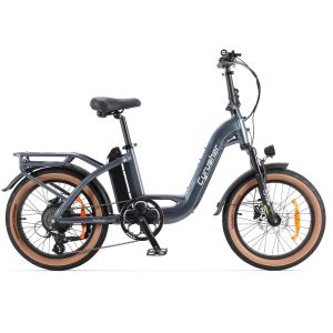 Vélo Électrique Cyrusher Nova, Capteur De Couple 250 W, 36 V, 15 Ah, 8 Vitesses, Gris - Neuf
