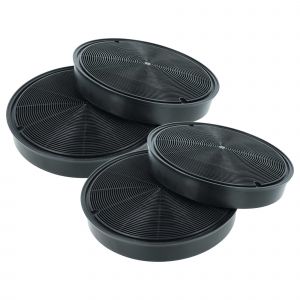 vhbw 4x Filtres &agrave; charbon actif compatible avec Falcon LEIHDC70BB, LEIHDC60SC, LEIHDC90BC, LEIHDC90BB, LEIHDC70SC, LEIHDC70BC hotte aspirante - Neuf