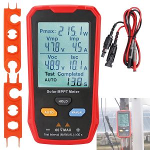 MEVRONISSHOP-Testeur De Panneaux Solaires, UT673PV 800 W Multim&egrave;tre Photovolta&iuml;que MPPT Avec Grand &eacute;cran Lcd Ultra Clair Smart MPPT D&eacute;pannage Tension Circuit Ouvert Test De Donn&eacute;es Pour Modules Photo - Neuf