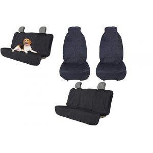 Ensemble De 3 Housses De Si&egrave;ge Auto Pour La Protection De La Banquette Arri&egrave;re - Neuf