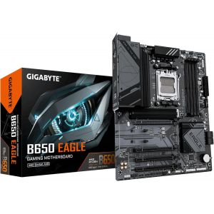 B650 Eagle Carte Mère-Amd Ryzen Série 9000,Vrm 12+2+2 Phases,Jusqu'À 7600 Mhz Ddr5 (Oc),1Xpcie 5.0+2Xpcie 4.0 M.2,Lan Gbe,Usb 3.2 Gen 2 - Neuf