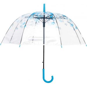 Lanker Transparent Parapluie, Bulle D&ocirc;me &Agrave; Bulles Cage &Agrave; Oiseaux B&acirc;ton Parapluie Coupe-Vent Moiti&eacute; Automatique Pliable Pour Femmes Enfants De Mariage Voyage Party Camping Home D&eacute;coration Parapluie - Neuf