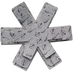 Lot de 9 Protections pour po&ecirc;les et casseroles, 3 Tailles diff&eacute;rentes, pour s&eacute;parer et prot&eacute;ger Les Surfaces de Votre Cuisine pour la Maison - Neuf