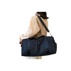 Sac De Sport Pour Taekwondo Avec Compartiment &Agrave; Chaussures Et Sangle Pour Bagage - Noir - Neuf