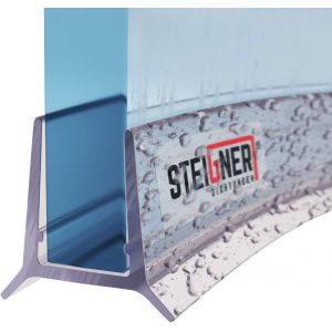 Joint de douche pour paroi en verre,70cm,vitre 5/6mm,joint d'étanchéité PVC courbé pour les cabines de douche arrondies,UK24-06 - Neuf