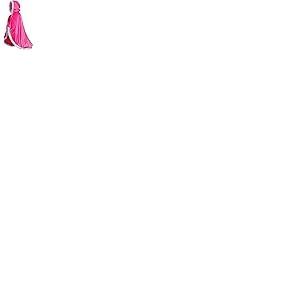 Cape de princesse rose de fête (convient pour une taille de 130 cm) - Neuf