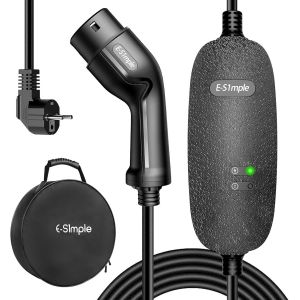 Chargeur Voiture Electrique 3,68kw, 10m, Ev Chargeur Type 2 16a Avec Voyant Led, Cable Recharge Voiture Electrique Compatible Avec Ev/Phevs - Neuf