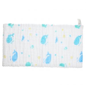 Gant De Toilette En Coton Pour Bebe, Serviette Multifonctionnelle Pour La Salive, Lingettes Douces Pour Les Nouveau-Nes - Neuf