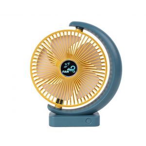 Mini ventilateur USB F11, 3 vitesses r&eacute;glables, avec 5 pales, pour le bureau et les voyages - Neuf