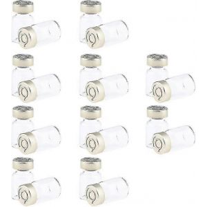 20pcs Vide Stérile En Verre Scellé Flacon Bouteille Récipient Liquide - Clair,10ml,Clair - Neuf