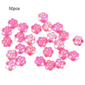 Lot De 50 Perles Acryliques De 10 Mm, Cousues A La Main, Pour Decoration De Vetements, Bijoux Et Accessoires (Type A) - Neuf