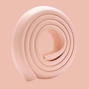 Rouleau En Mousse Rose De 2 Mètres, Protections De Bord De Table En Forme De L, Protection De Bord En Mousse Ultra Douce Et Antichoc, Sécurité Pour Bébés Et Enfants. - Neuf