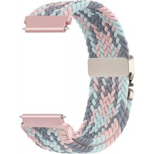 Kalanka-Nylon Bracelet Montre Tressé 18mm 20mm 22mm, Élastique De Remplacement À Dégagement Rapide Pour Femmes Et Hommes - Neuf