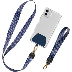 KAL-Lani&egrave;re De T&eacute;l&eacute;phone Portable, Sangle De Cou Universelle Pour Les Cl&eacute;s, Paquet De 2, Porte-Cl&eacute;s En Lasso Pour Poignet, Compatible Avec Iphone/Samsung/Huawei/Xiaomi(5 Couleurs) - Neuf