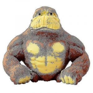 Figurine de gorille extensible en latex, singe, jouets de gorille, jouet de singe extensible, jouets anti-stress gorille, jouet de gorille extensible doux - Neuf