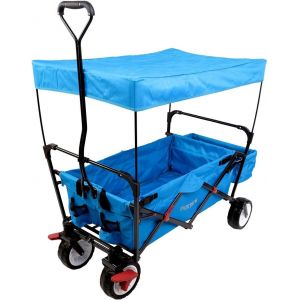 Chariot Wild Cruiser Pourpre, L'Original, Chariot de Jardin pliable pour Enfants, Transport, Plage, Ville, Forêt, à tirer ou à pousser, Capacité De Charge 75 kg - Neuf