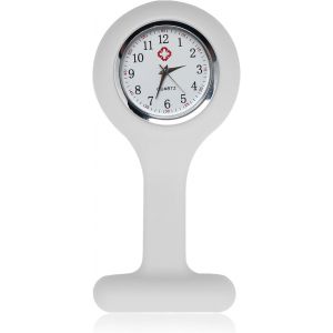Kalanka-Montre &Agrave; Gousset D'infirmi&egrave;re, Montre Trotteuse En Silicone Avec Broche, Convient Aux Infirmi&egrave;res Et Autres Professionnels De La Sant&eacute;,Pr&eacute;cis Et Facile &Agrave; Lire, Facile &Agrave; Transporter - Neuf