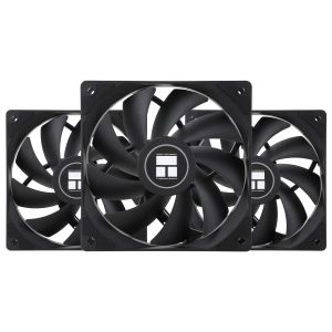 TL-C12C X3 CPU Fan 120mm Case Cooler Fan, 4pin PWM Silent Computer Fan avec roulement S-FDB inclus, jusqu¿à 1550RPM ventilateur de refroidissement (3 quantités) - Neuf