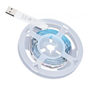HJLIAN Bande lumineuse LED RGBW 5050 de 2 m, USB, 60 LED, pour eclairage de fond de television - Neuf