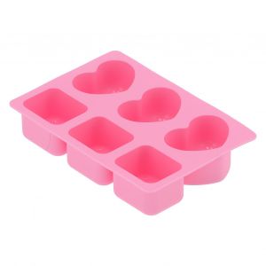 Hjlian Moule A Gateau Rectangulaire En Silicone En Forme De Cour, 6 Grilles, Pour Savon, Outil De Cuisson Pour La Cuisine Et La Boulangerie - Neuf