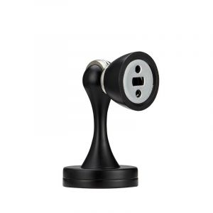 Noir Magnétique De Porte S'Arrête, Pack De 2, En Acier Inoxydable, Noir, Lourd, Plinthes, Laissez La Porte Ouverte - Neuf