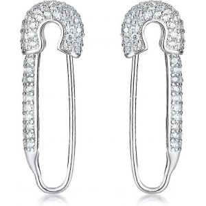 Cz &Eacute;pingle &Agrave; Nourrice Cartilage Argent Sterling Boucles D'oreilles Pour Les Femmes Filles D&eacute;licate Zircone Cubique Dangle Goutte Hypoallerg&eacute;nique Stud Post Crystal Huggie Fashio - Neuf