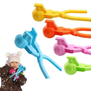 Machine A Boules De Neige, Jouet, Pince, Moule A Neige, Moule A Sable Pour Enfants, Batailles De Boules De Neige, Jouets D'exterieur Amusants Pour L'hiver - Neuf