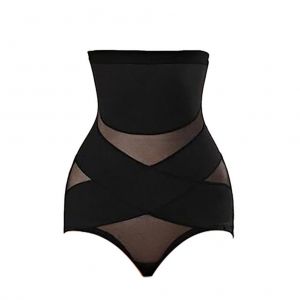 Pantalon Gainant Pour Femme, Gaine Amincissante, Taille Haute, Effet Croise, Gaine Amincissante, Corset Gainant - Neuf