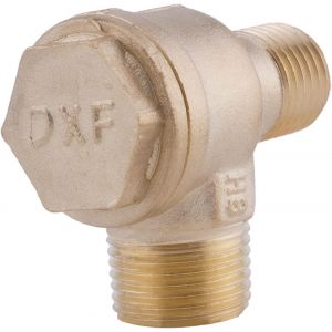 CHECARZHN--NO1-Clapet Anti-Retour En Laiton Pour Compresseur D'Air À 2 Voies Fileté Mâle - Accessoire Pneumatique - Valve De Compresseur D'Air Filetée Mâle - Valve Anti-Retour - Pièces De Rechange - - Neuf