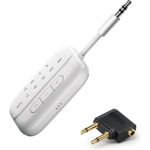 VornixorSarlshop-Transmetteur R&eacute;cepteur Bluetooth 5,3 pour TV, 2 en 1 &Eacute;metteur et R&eacute;cepteur Adaptateur, Dual Link Aptx Faible Latence, Audio RCA 3.5mm Jack pour TV/Smartphone vers Casque Bluetooth/En - Neuf