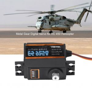 Servomoteur Numerique A Engrenages Metalliques A Couple Eleve Pour Helicoptere Rc 450 - Neuf