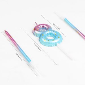 Lot De 6 Longues Bougies D'anniversaire Color&eacute;es U2013 8 Bougies Num&eacute;rot&eacute;es, D&eacute;corations De G&acirc;teaux Pour Anniversaire, Mariage Et F&ecirc;tes D'anniversaire De Mariage[Z3950] - Neuf