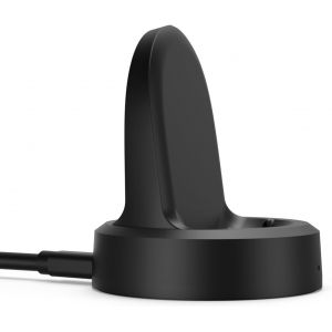 Gear S3 Charger Replacement Wireless Charger For Samsung Gear S3 Classic Sm-R770 / S3 Frontier Sm-R760 Smartwatch With Micro Usb Cable Black - Neuf