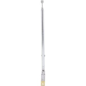 Antenne Radio Portable Remplacement Antenne Télescopique Acier Inoxydable Laiton 4 Sections Remplacement Am Fm Radio Antenne Pour Télécommande Tv[NOU632267] - Neuf