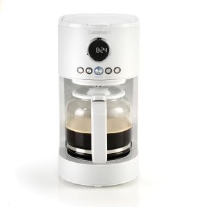 Cafetière Filtre | Carafe De 1,8 L / 12 Tasses, Minuterie Programmable 24 H, 40 Min Garder Au Chaud | Retrait Par Douche, Passe Au Lave-Vaisselle | Bouilloire Et Grille-Pain Assortis | Blanc - Neuf