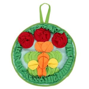 Tapis Interactif Pour Lapins - Coussin D'alimentation Pour Lapins, Durable Et Lavable, Stimule Les Instincts Naturels Et Les Habitudes Saines - Neuf