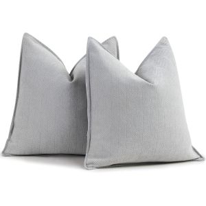 Tianyi-Housse De Coussin 60x60, Lot De 2 Housse Coussin En Chenille Coussin Canape Pour Canap&eacute; Au Design &Eacute;l&eacute;gant, Coussins D&eacute;coratifs Doux Et Luxueux Pour Canap&eacute;, Lit Et D&eacute;coration De La Maison - Neuf