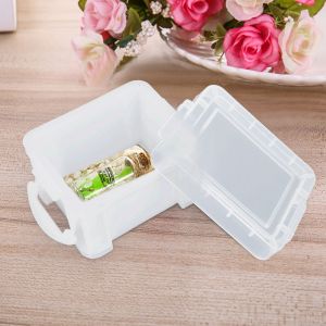 Hjlian Lot De 6 Mini Boites De Rangement Pour Cosmetiques, Piluliers (Blanc) - Neuf