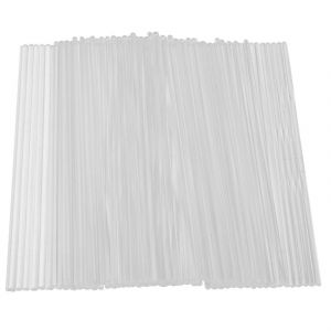 100 pièces 6 pouces acrylique sucette bâtonnets tiges acryliques réutilisables claires - Neuf