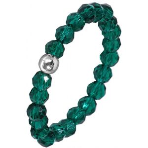 Kal-Bague Femme, Bagues &Eacute;lastiques En Perles De Pierre Bague Perl&eacute; En Pierre Naturelle Bague &Eacute;lastique Femme Avec Perle En Or Bague En Pierre Naturelle Facett&eacute;e Perle Anneaux Empilable - Neuf