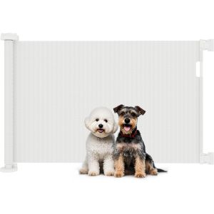 Ulteronixshop-Barri&egrave;re De Protection D'escalier Extensible De 0 &Agrave; 136 Cm De Haut - 87 Cm De Haut - Barri&egrave;re De Protection Pour Animaux De Compagnie - Convient Pour Les Portes D'escalier, Int&eacute;rieur Et - Neuf