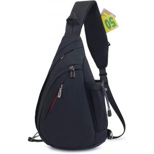Sling Bag Hommes Femmes | Sling Sac à dos Acsergery Imperméable Sport | Sac de poitrine Cadeau d¿épaule - Neuf