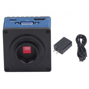XYONG Camera de microscope industriel 1/2,8 po 1080p 60 fps 2 MP, interface multimedia haute definition, VGA Type C, prise US, AC 100-240 V - Neuf