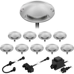 Lampadaire Led Bunda, 2 Lampes, Pour L'extérieur, Passable, Blanc Froid, Lot De 10[Amp748195] - Neuf