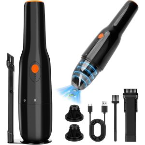 Aspirateur Voiture, 9500Pa Aspirateur Voiture Sans Fil, Aspirateur Voiture Puissant Avec Filtre Hepa R&eacute;utilisable Pour La Voiture, Le Bureau Et Les Poils D'Animaux - Neuf