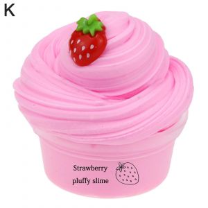 60ml Beurre Slime Non-Collant Avec Charme Super Doux Stress Relief Fruit Cerise Slime Jouet Pour Children_K - Neuf