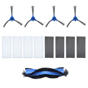Hjlian Kit De Remplacement Pour Brosse Principale Et Filtre De Brosse Laterale, Accessoires De Balayage Adaptes Au Robovac 11s 15t - Neuf