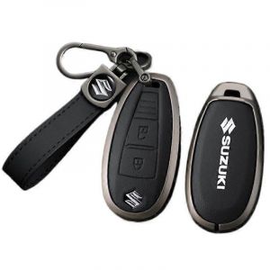 Étui pour clé de voiture Suzuki Fronx, coque de clé de voiture, housse de clé avec porte-clés - Neuf