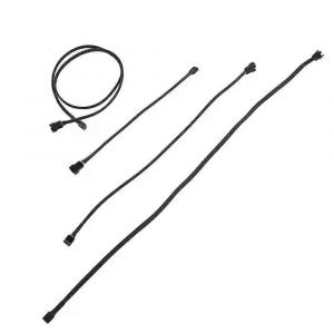 Connecteur de ventilateur de processeur système 27/42/60/80cm Câble d'extension PWM Câble d'extension de ventilateur Câble à 3 broches pour ventilateur d'ordinateur Câbles d'alimentation à 4 broches - Neuf