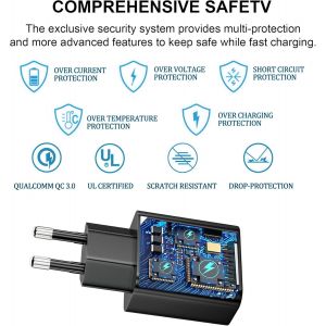 Chargeur Usb C 25w Avec Câble 1,5m Chargeur Rapide De Téléphone Portable Pour Samsung Galaxy S25 S24 S23 S22 S21 S20 Ultra A70 A54 A53 A52 A34 A33 A14 A13 M52 M34 M14 5g, Type C Adaptateur Secteur - Neuf